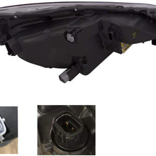 HEADLIGHTSDEPOT Headlight Bi-LED with Daytime Running Lights Right Passenger CAPA Compatible with 2017-2018 Toyota Corolla CE/L/LE/LE ECO