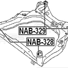 54400Jc20A - Front Body Bushing For Nissan - Febest
