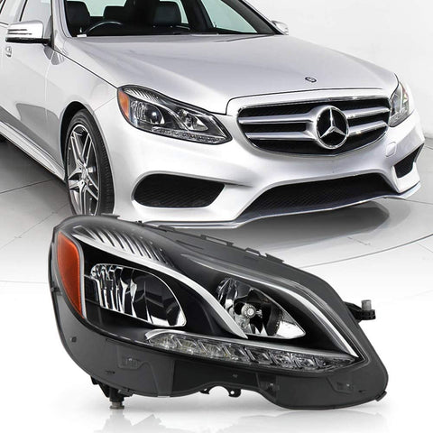 ACANII - For [LED Low Beam/Halogen High Beam] Mercedes-Benz E-Class W212 Sedan/Wagon Headlight Headlamp Passenger Side