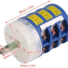 Aramox Forward Reversing Switch, 220V/380V 40A Tire Changer Machine Motor Forward Reverse Switch Turn Table Pedal Switch