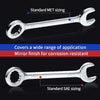 SPEEDWOX Mini Wrench Set Metric SAE Ignition Wrench Set Open End and Box End Standard Combination Wrench Spanner for Assembling Furniture Small Equipment Auto