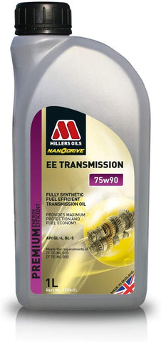 Millers Oils 7709JE EE Transmission Oil, 75W90-1 L jug