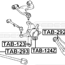 FEBEST TAB-124Z Rear Arm Bushing Assembly