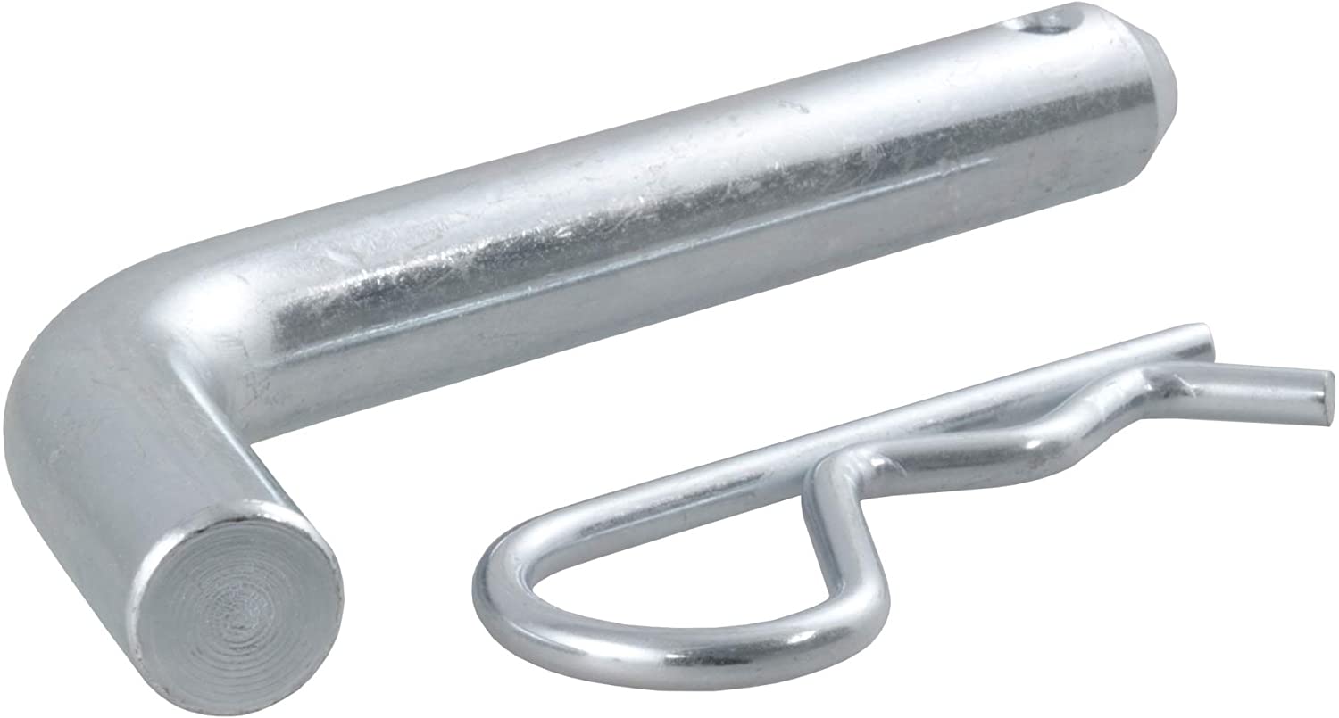 CURT 21500 Trailer Hitch Pin & Clip, 5/8-Inch Diameter, Fits 2-Inch Receiver, Original Version