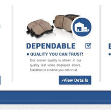 CRK12156 REAR 283 mm Premium OE 5 Lug [2] Brake Disc Rotors + [4] Ceramic Brake Pads + Clips