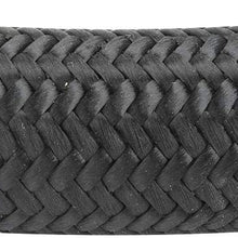 Fuel Hose Line, 1Meter/3.3ft AN16 Nylon Steel Oil Fuel Gas Line Braided Radiator Hose