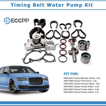 Timing Belt Water Pump Kit, ECCPP for 1995-2004 Toyota Tacoma Tundra 4Runner T100 3.4L V6 DOHC 24 Valve Engine 5VZFE