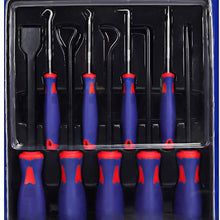 WORKPRO 9Pcs Precision Pick & Hook Set with Scraper, Automotive & Electronic Hand Tools, W000846A