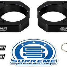 Supreme Suspensions - Black Universal Billet T6 Aluminum Coilover Reservoir Brackets
