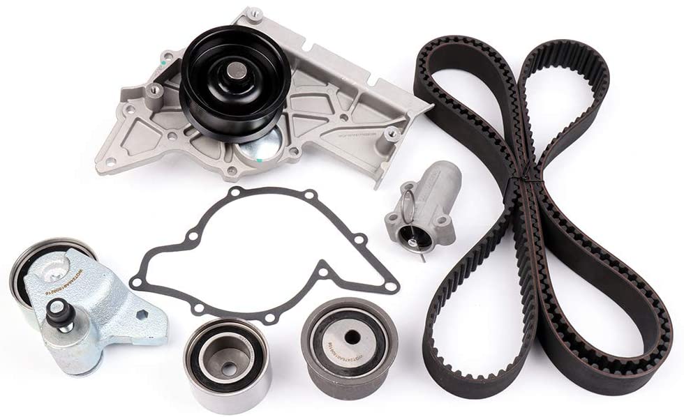 SCITOO Engine Timing Belt Kit Fits 2002-2006 for Audi A4/ A4 Quattro A6/ A6 Quattro 3.0L