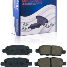 Detroit Axle - Rear Ceramic Brake Pads w/Hardware Kit for Models without Sport Package Brakes