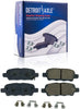 Detroit Axle - Rear Ceramic Brake Pads w/Hardware Kit for Models without Sport Package Brakes