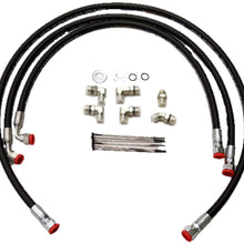 Xtreme Duty LIFETIME 06-10 (5/8") Duramax Transmission Cooler Lines/Hoses- DOUBLE Braided Hose (16,000 BPSI) - Chevy GMC 6.6L w/Allison Duramax Transmission Lines Upgrade- B17X