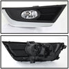 Spyder Auto Spyder 5084897 Honda CRV 2017-2018 OEM Chrome Trim Fog Lights W/Switch and Cover - Clear