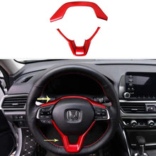 Duoles Carbon Fiber Print Interior Trim Air Vent Outlet Steering Wheel Gear Shift Knob for Honda Accord 10th 2018 2019 2020 (Carbon Fiber Gear Shift Knob Trim)