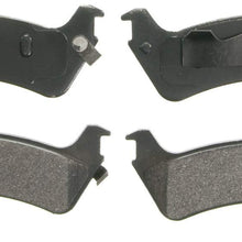 Wagner QuickStop ZX666 Semi-Metallic Disc Pad Set, Rear