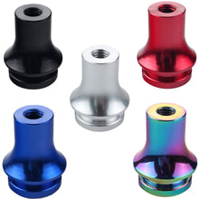 Dewhel SHIFT KNOB BOOT RETAINER/ADAPTER FOR MANUAL GEAR SHIFTER LEVER 10X1.5 Color Black
