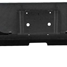 2009-2013 Dodge Pickup Ram 1500/2010-2013 Dodge Pickup Ram 2500 3500 Rear Bumper Powder Coating Black Assy (W/o Sensor Hole, W/o Dual Exhaust Cut-Outs) CH1103120