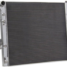 OzCoolingParts 07-15 Jeep Wrangler Radiator Shroud Fan, 3 Row Core Aluminum Radiator + 16" Fan w/Shroud Kits for 2007-2015 Jeep Wrangler JK 3.6 3.8 V6 Engine