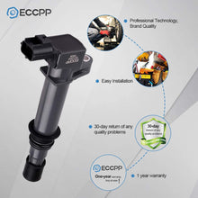 ECCPP Portable Spare Car Ignition Coils Compatible with Dodge/Jeep/Mitsubishi 1999-2008 Replacement for UF270 UF297 for Travel, Transportation and Repair (Pack of 6)