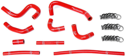 HPS 57-1696-RED Red Silicone Heater Hose Kit Coolant