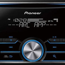 Pioneer Double DIN CD USB Aux Car Stereo Receiver Built-in Bluetooth, MIXTRAX, Android Music Support & iPhone Compatibility, Pandora & Spotify, Pioneer ARC App Compatibility with ALPHASONIK Earbuds