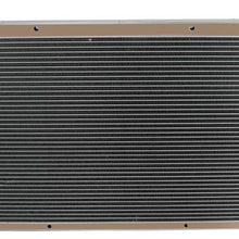 CoolingSky 62MM 4 Row Core Aluminum Radiator for Chevy &GMC C/K 10 20 30 Pickup Van &P/G Series 1967-79
