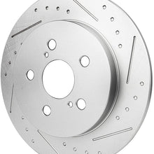 INEEDUP Brake Disc Rotors Front Rear fit for 2009-2010 for Pontiac Vibe,2009-2019 for Toyota Corolla,2009-2013 for Toyota Matrix