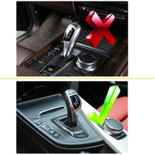 TulinTulin Carbon Fiber Gear Shift Knob Cover Trim for BMW F20 F30 F31 F34 X5 F15 X6 F16 X3 F25 X4 F26 F10 - Style 1