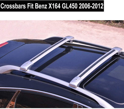 KPGDG Lockable Roof Racks Cross Bar fit for Mercedes Benz X164 GL450 2006-2012 Baggage Luggage Rail Crossbar
