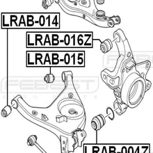 FEBEST LRAB-014 Rear Lower Arm Bushing