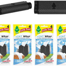 Little Trees Car Air Freshener | Vent Wrap Provides Long-Lasting Scent, Invisibly Fresh! | Summer Linen, 4-Packs (4 Count)