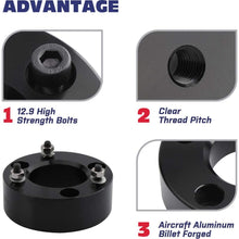 KSP 3"F+2"R Leveling Lift Kits for Ram 1500 2009-2018,3 Inch Front Strut Spacers and 2 Inch Rear coil Spring Spacers Lift the Ram 1500 Pickup Black