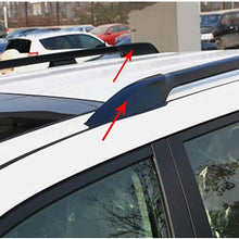 4pcs Roof Rack Rail End Covers Shell Fit for Toyota Land Cruiser Prado FJ120 2003 2004 2005 2006 2007 2008 2009 ABS Waterproof Parts Apply to Auto Cars