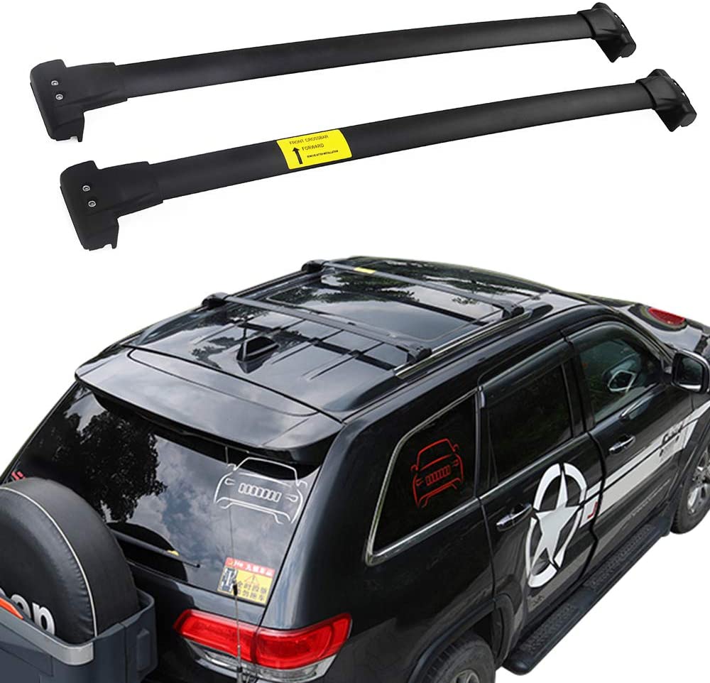 Snailfly Roof Rack Cross Bars Fit for 2011-2021 Jeep Grand Cherokee Crossbars Aluminum Alloy