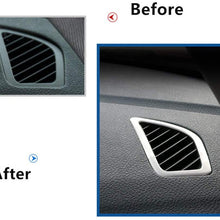 GLEETIEZ Car Interior Dashboard Air Conditioner Vents Decoration Frame Cover Air Outlet Trim,for BMW 1-Series F20 2012-2017