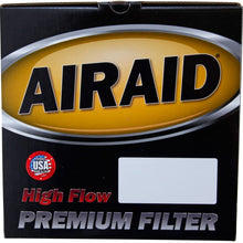 Airaid 723-479 Universal Clamp-On Air Filter: Oval Tapered; 6 in (152 mm) Flange ID; 7 in (178 mm) Height; 9 in x 7.25 in (229 mm x 184 mm) Base; 6.25 in x 3.75 in (159 mm x95 mm) Top