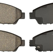 KFE KFE1378-104 Ultra Quiet Advanced Premium Ceramic Brake Pad Front Set Compatible with: 2009 2010 2011 2012 2013 2014 2015 Honda Pilot; 2007 2008 Acura MDX, RLX, ZDX