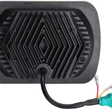 7x6 inch Halo LED Headlight, 5x7 inch Square LED Headlamp with Arrow Angel Eyes DRL Turn Signal Light Replaces H6054 H5054 H6054LL 69822 Fit Trucks Jeep Wrangler XJ YJ Sedans GMC --- Smoked Lens