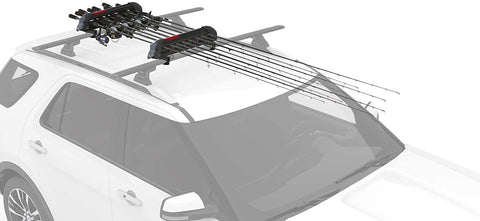 YAKIMA, ReelDeal Rooftop Fishing Rod Mount, Carries Up to 8 Fully-Rigged Rods