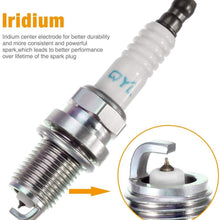Set of 6 QYL Iridium Spark Plugs Replacement# BKR6EIX-11 3764