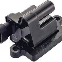Pack of 4 Square Ignition Coils for Cadillac Chevrolet GMC Sierra Silverado Yukon 1500 2500 3500 Workhorse 5.3L 6.0L 8.1L 4.8L H6T55171ZC 52-1618 5C1083 C1208 GN10298 D581