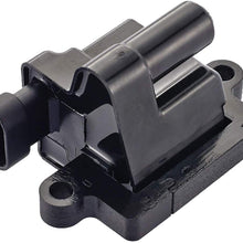 ENA Square Ignition Coils 8 Pack Compatible with 99-09 Cadillac Escalade Chevy Avalanche Silverado Suburban Tahoe GMC Topkick Savanna Sierra Yukon 4.8L 5.3L 6.0L 8.1L H6T55171ZC 3859078 C1208 UF-271