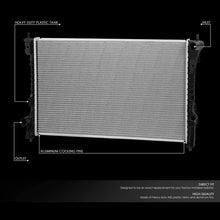 DNA Motoring OEM-RA-2937 2937 Factory Style Aluminum Cooling Radiator Replacement