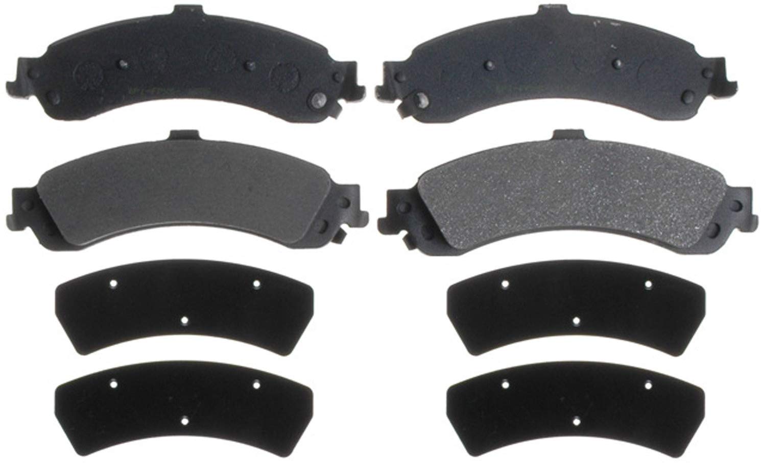 ACDelco 14D834M Advantage Semi-Metallic Rear Disc Brake Pad Set with Wear Sensor