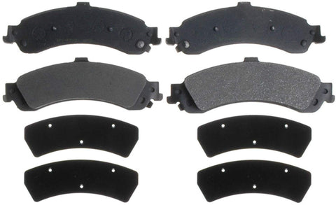 ACDelco 14D834M Advantage Semi-Metallic Rear Disc Brake Pad Set with Wear Sensor