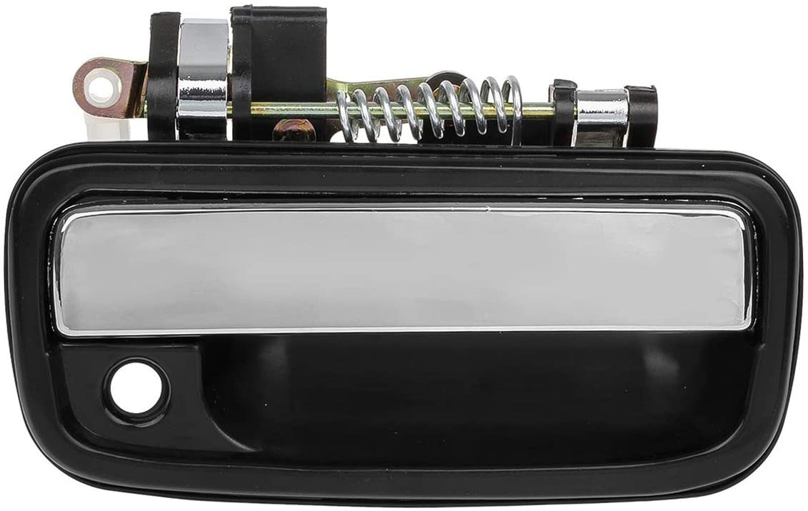 AUTEX 769MX Chrome Exterior Front Right Door Handle Passenger Side Compatible with Toyota Tacoma 1995-2004 Door Handle