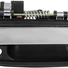 AUTEX 769MX Chrome Exterior Front Right Door Handle Passenger Side Compatible with Toyota Tacoma 1995-2004 Door Handle