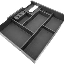 Yeeoy Center Console Armrest Storage Box Insert Organizer Tray Replacement for 2014-2018 Tundra