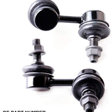 ECCPP Sway Bar End Link fit for 2001 2002 2003 2004 2005 2006 2007 2008 2009 2010 2011 Acura EL RSX Honda Civic CR-V Element 2pcs K90454 K90455